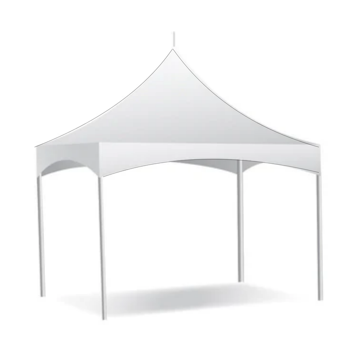 10x10 Pinnacle Frame Tent - Commercial White Event Canopy