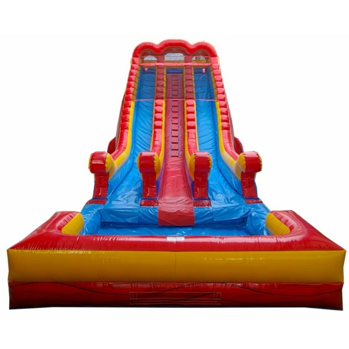 22' 2-Lane Unisex Wet & Dry Slide