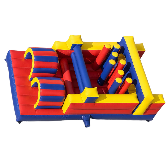 20' Commercial Inflatable Obstacle Challenge – Dual-Lane