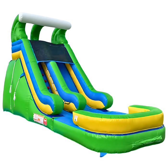 16' Lightweight Aqua Green Water Slide