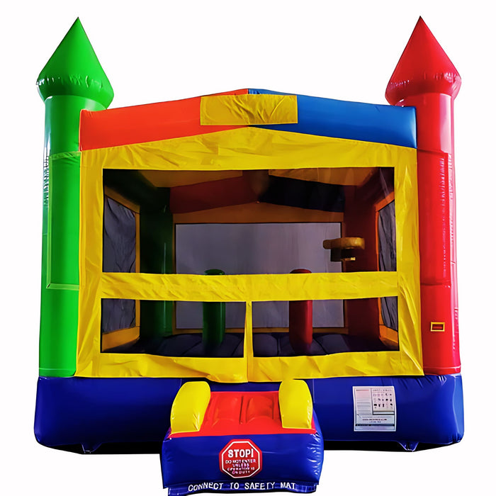 Front Entry Rainbow Castle Bouncer