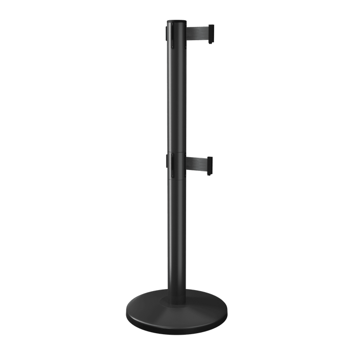 QueueMaster Twin 550 Retractable Belt Stanchion