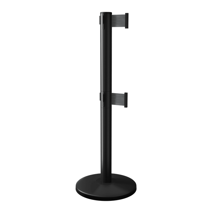 QueueMaster Twin 550 Xtra Retractable Belt Stanchion