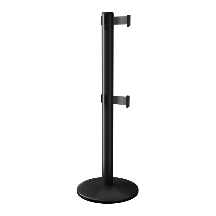 QueuePro Twin 250 Retractable Belt Stanchion