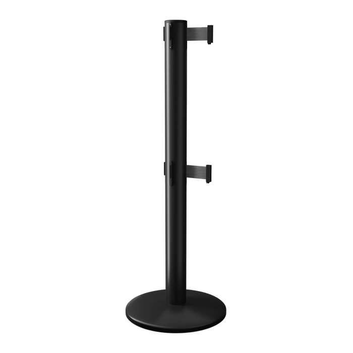 QueuePro Twin 300 Retractable Belt Stanchion