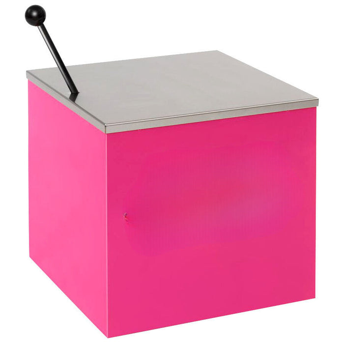Small Pink Cotton Candy Rolling Stand
