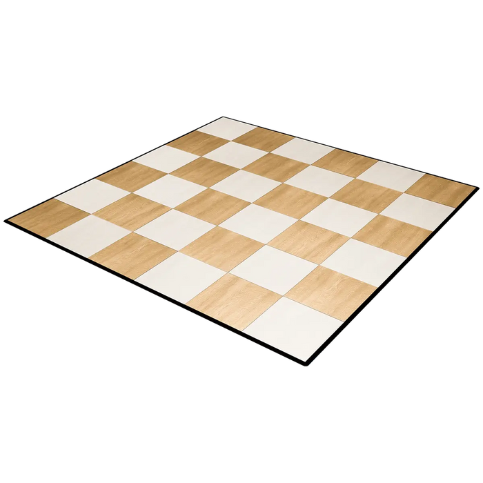 White Oak & Sandal Checkered Portable Dance Floor