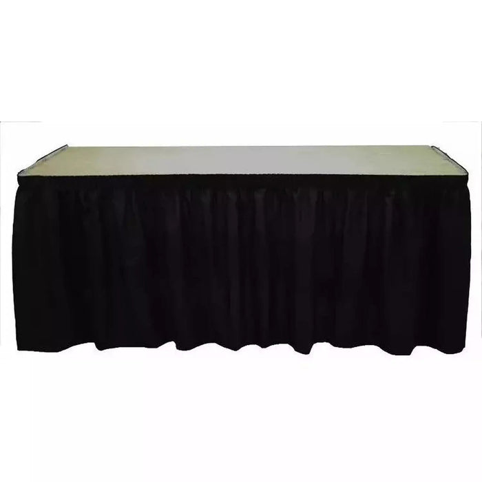 11' X 29'' Table Skirt with Table Clips