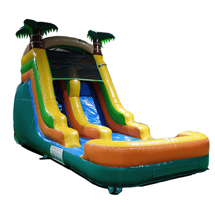 13' Lightweight Palm Tree Water Slide