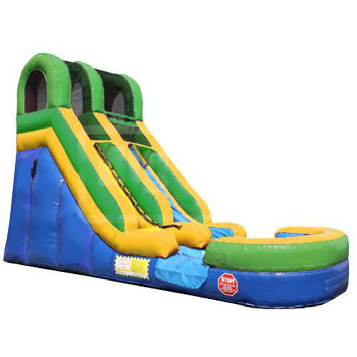 15' Green Wet & Dry Slide