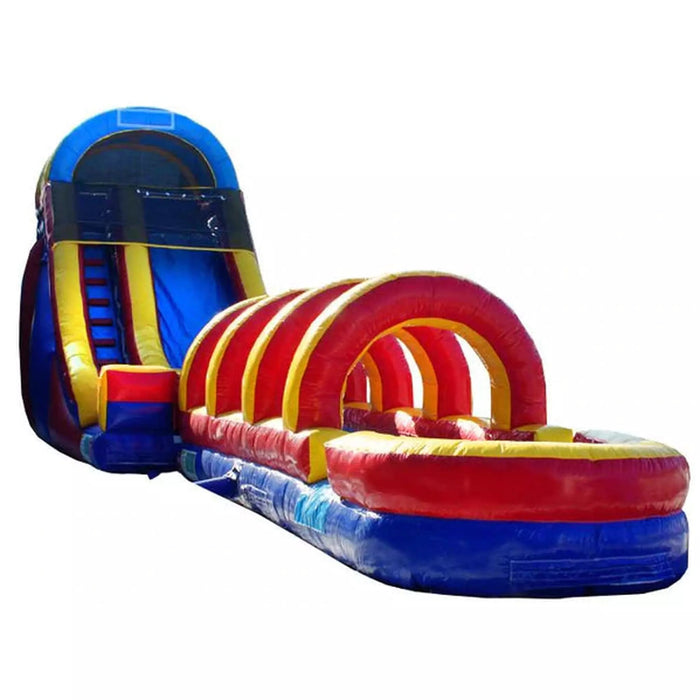 18' Rainbow Wet & Dry Slide + Slip & Splash