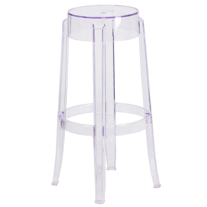 29.75'' Transparent Counter Height Stool