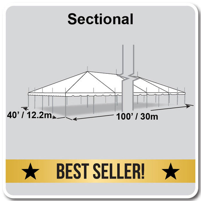 40x100 Classic Series Pole Tent