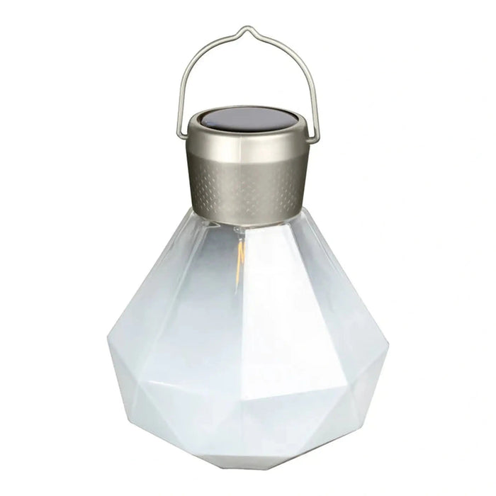 5.5" Gem Light Glass Solar Lanterns