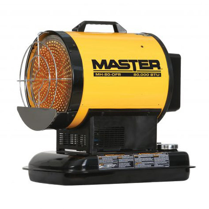 80,000 BTU Battery Operated Kerosene/Diesel Radiant Heater