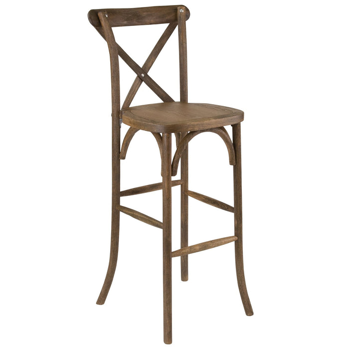 Cross Back Barstool