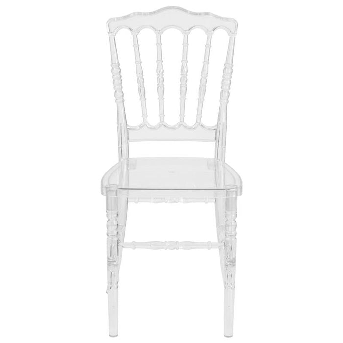 Crystal Ice Napoleon Stacking Chair