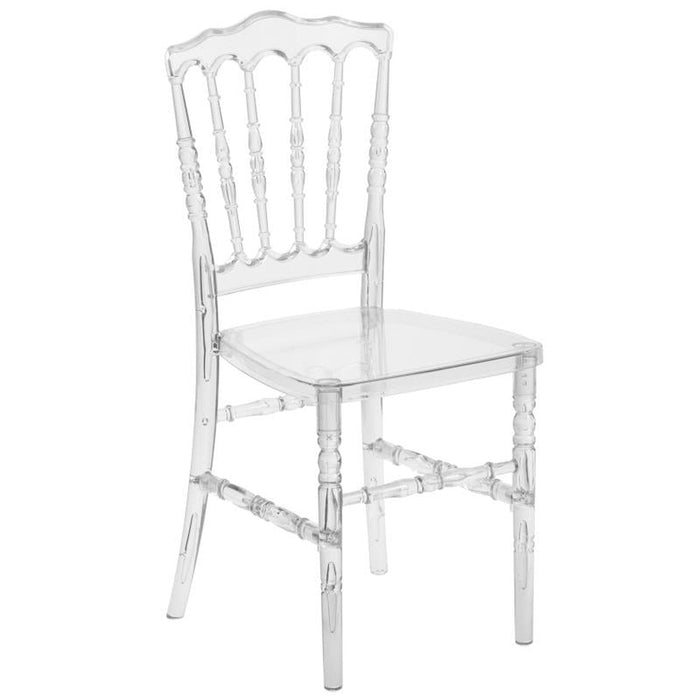 Crystal Ice Napoleon Stacking Chair