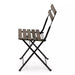 French Bistro Slatted Cafe Folding Chair