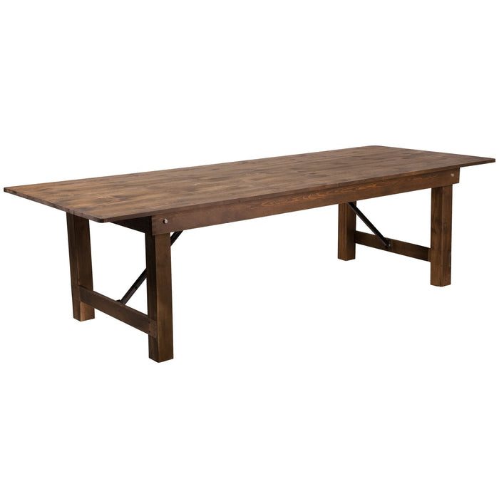 Hercules 9' x 40" Rectangular Folding Farm Table