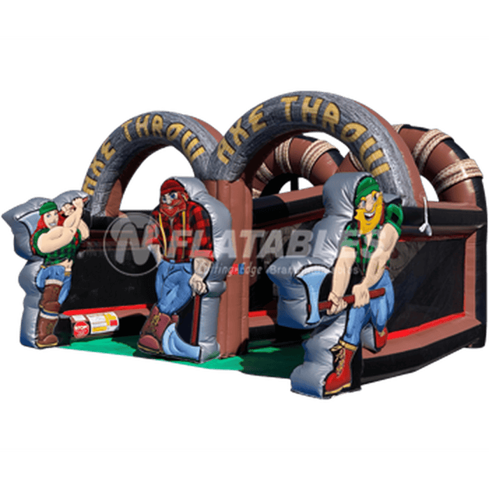 Inflatable Lumberjack Axe Throw Double