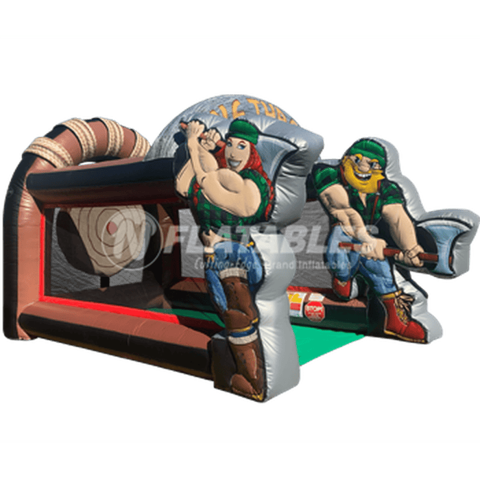 Inflatable Lumberjack Axe Throw Single