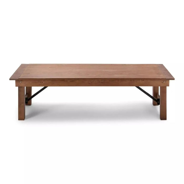 Kid's 6' x 30'' Solid Pine Folding Farm Table