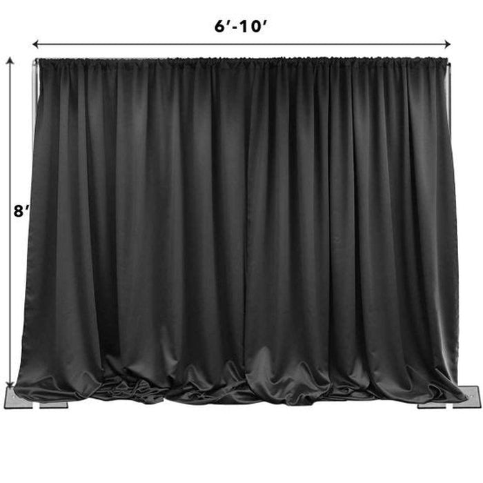 Pipe and Drape Backdrop Kit – 8' Fixed Height x 10' Wide