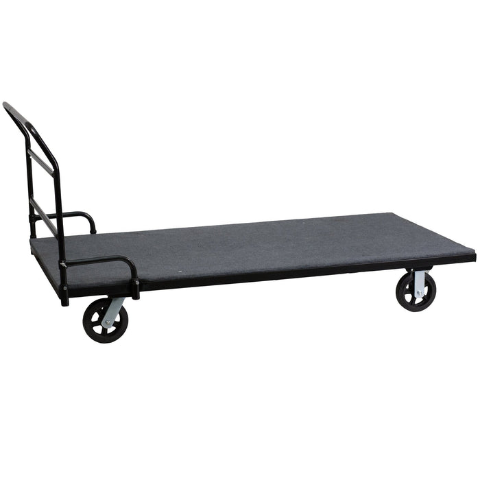 Rectangular Table Dolly with Carpeted Platform