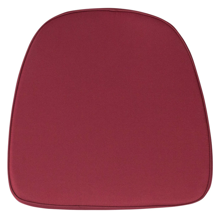 Soft Burgundy Fabric Chiavari Chair Cushion