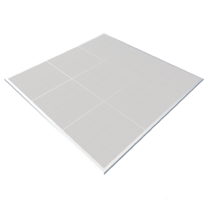 White Laminate Portable Dance Floor - Subfloor Included