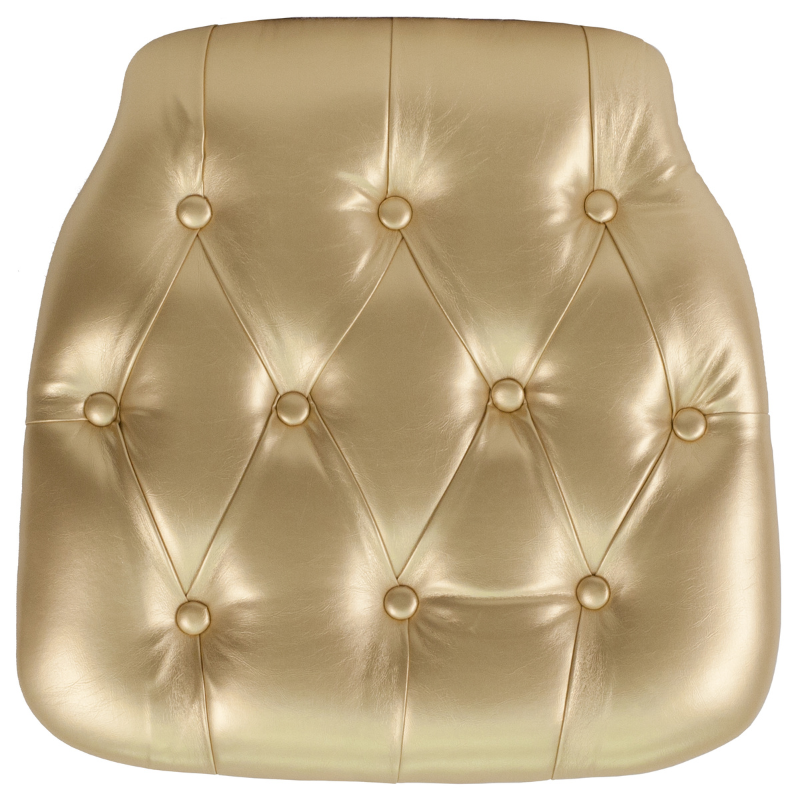 Gold chair cushions sale