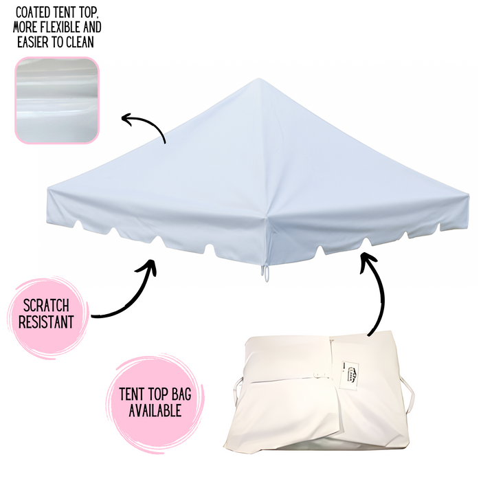10' Wide Classic Series Frame Tent Top