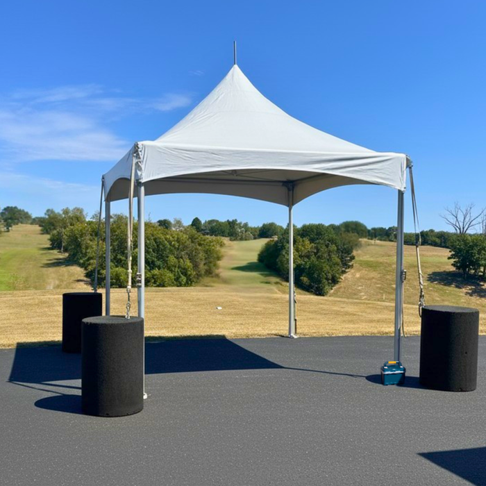 10x10 High Peak Frame Tent – Commercial White Event Canopy