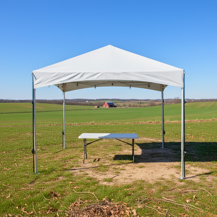 10x10 Master Series Frame Tent - Commercial White Event Canopy
