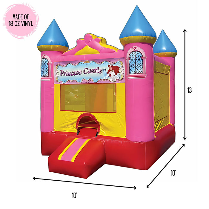 10x10 Medium Pink Castle Bouncer