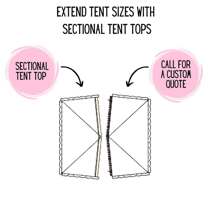 tent dimensions group 10'x20' Classic Series West Coast Frame Tent Commercial Grade — Beyond Tent