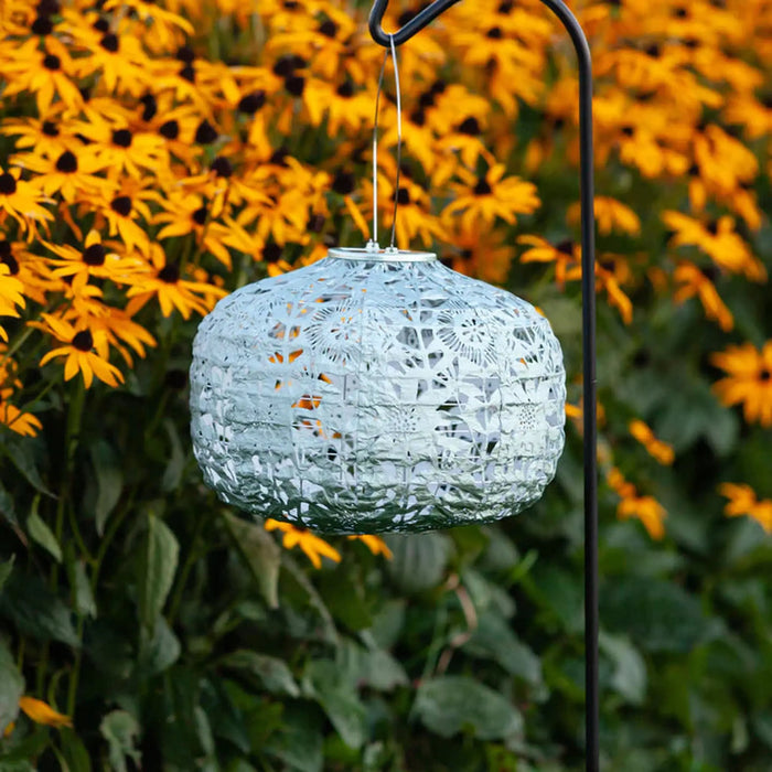 sunflower tent 11" Square Sunflower Solar Lantern — Beyond Tent