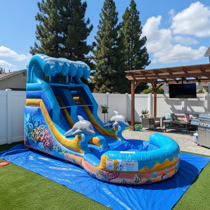 12' Sea World Water Slide