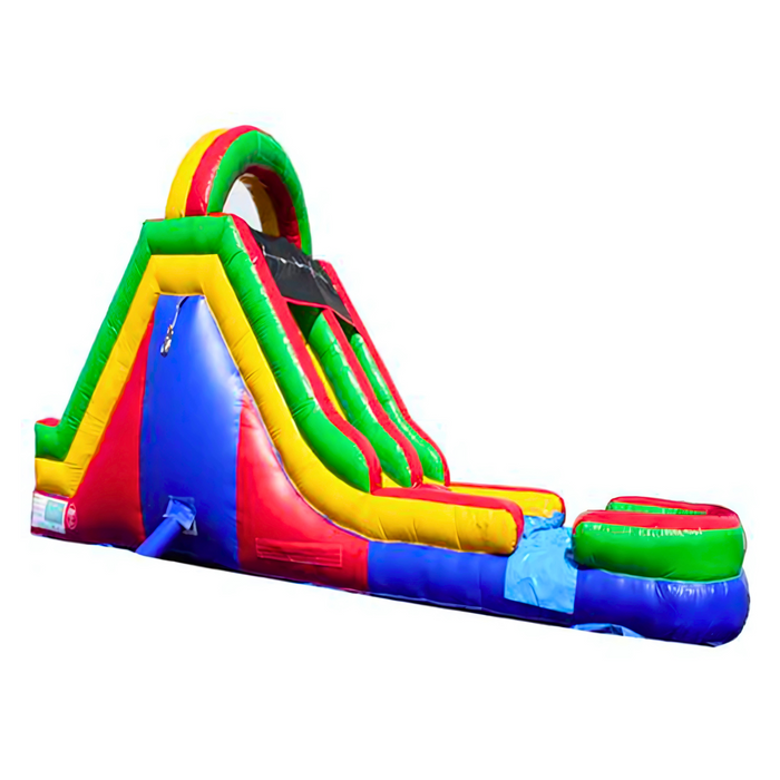 12' 2-Lane Green Slide