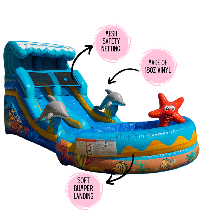 12' Sea World Water Slide