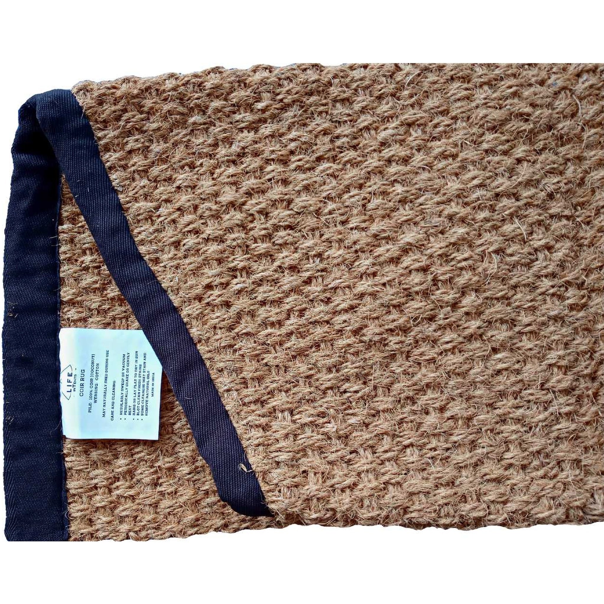 13' (4M) Coir Bell Tent Rug Half Moon — Beyond Tent