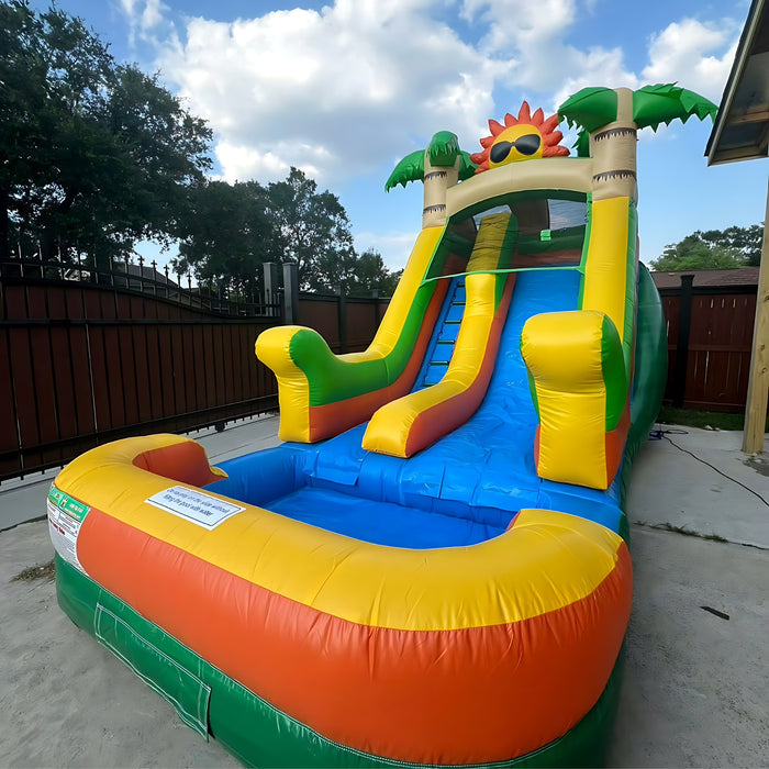 13' Lightweight Tropical Water Slide