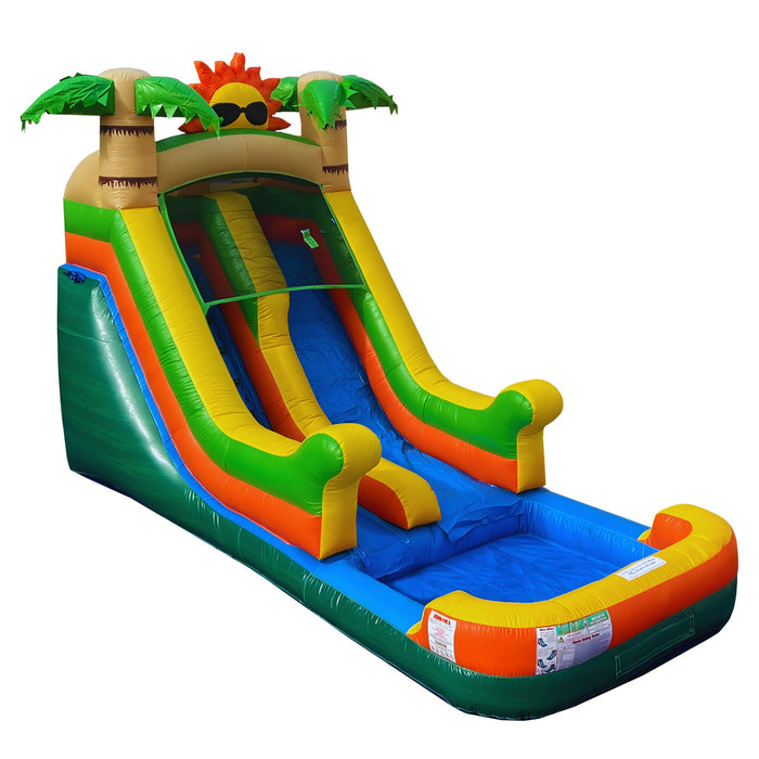 13' Lightweight Tropical Water Slide