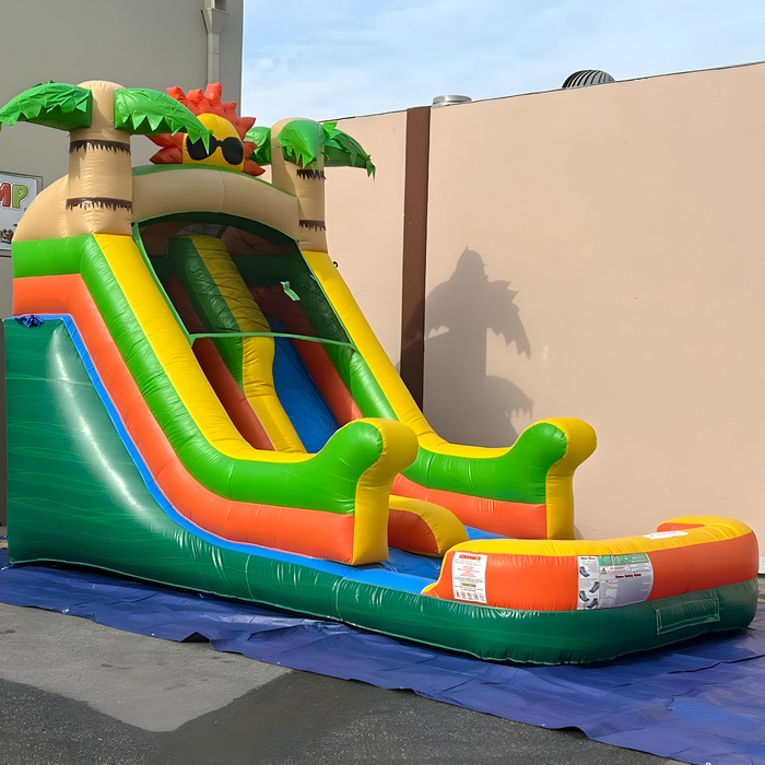 13' Lightweight Tropical Water Slide