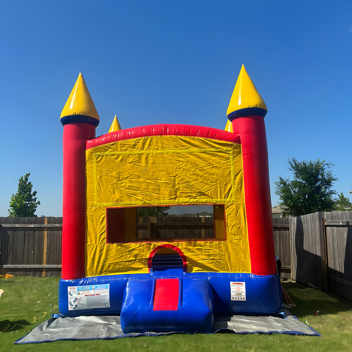 13x13 Rainbow Castle Bouncer