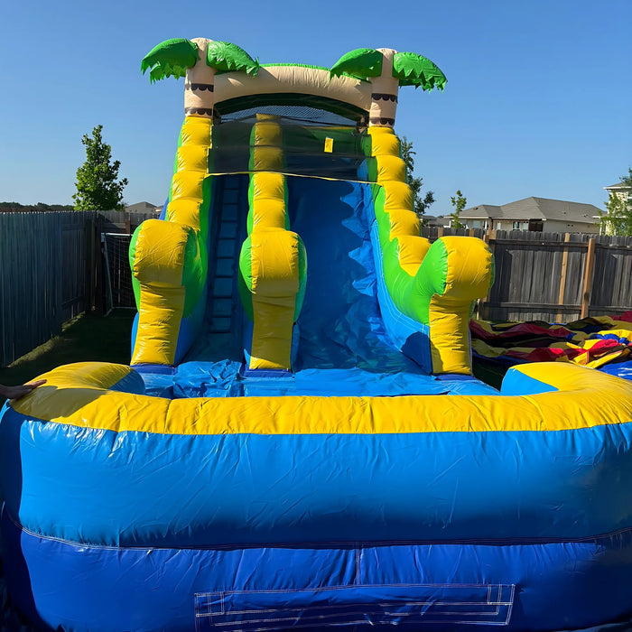 14' Tropical Water Slide