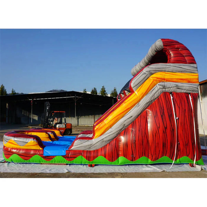 15' Dual Lane Fire Slide Wet & Dry — Beyond Tent