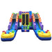 15' Lightweight Dual Lane Block Slide Combo Detachable Pool