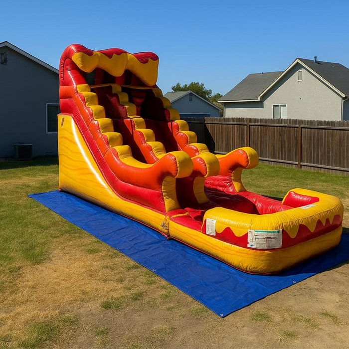 15' Magma Wet/Dry  Water Slide Slide